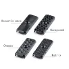 Lights Military 3PCS / Set Metal CNC Tactical AccessOry Mlok KeyMod Wire Guide Système AirSoft Arme Rail Guélet Hand Guard Tail Fixe