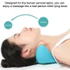 Travesseiro de travesseiro massageador de pescoço maca de ombro de ombro Relaxer Relaxer Cervical Pillow de dispositivo de tração quiroprática para alívio da dor