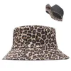 Beretti Leopard Pattern Fisherman Hat 2024 Piegable Mountaineing Street Dance Fashion Hip Hop unisex hip hop