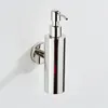 304 roestvrijstalen zeepdispenser zwarte douche shampoo fles el muur hangende druk handsaniziger fles 240419