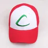 CAPS CAPS بالجملة رسالة التطريز C البالغ GORRAS GORRAS ANIME COSPALY CASQUETTH HAT ASH KETCHUM CAPS COSTUME PLAY BASEBALL CAP J240425