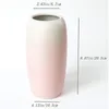 Vases Gradient Color Cerramic Craft Modern Exquis Immobilier simple et créatif Mobilier Européen Rétro