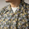 Men's Casual Shirts HW-0011 Big US Size Genuine Quality Vintage Looking Loose Fitting Hawaii Aloha Cotton Printing Shirt 240424