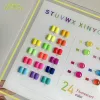 Гель eleanuos neon series candy color uv 24pcs гель лак для ногтей блестящий флуоресцентный лак длительный срок