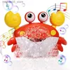 Sand Play Water Fun Bubble Crab Bathtub Toy Automatic Manufacturer Baby Bath Childrens with Music Machine Q240426