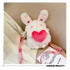 Borse peluche con peluche lolita toeletta borse traverse borse da ragazzo kawaii bambola borsa a traio