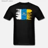 Men's T-Shirts Men t shirt Canary s Shirt Gift Country Flag Patriotic Travel Africa Light tshirts Q240426