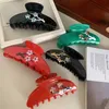 Clamps YHJ New Plum Blossom Retro Grab Hair Shark Claws Light Luxury Elegant Hair Clip Claw Hair Accessories for Women Gilrs Y240425