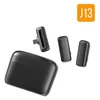 Microfono wireless J11 per iPhone Cypy C tablet per telefono Registrazione video di rumore Livestream Lavalier Lapel Mic