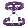 Bracelets à charme en cuir violet pour femmes