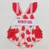 Set di abbigliamento 2024 Design Born Born Born Girls Vintage Mama's Girl Short Short Shortomuda Bubble Genper