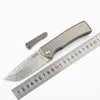 Cuchillo plegable CK de gama alta M390 Punto de caída de satén cuchilla TC4 ALEAY ALEAY ALEA