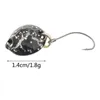 1Pcs Multicolor 1.4cm 1.8g Mini Spoon lure Hard Bait Spinnerbait Isca Artificial Pesca Wobblers Fly Fishing Tackle