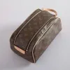 Diseñador Doble Zipper Hombres Viajando Bolsas de baño Diseñadores Mujeres Lavas de gran capacidad bolsas cosméticas Bolsas de maquillaje de tocador de lujo 5a