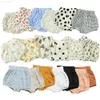Shorts Baby Summer Lounge Cotton Linen Shorts Solid Color Printed Breatable Lämplig för unisexkläder Bloomer pojkar och flickor koreanska söta PP -pantsl2404