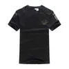 Tactische T-shirts Ultra Fine Military Mens T-Shirt Mens Tactical Shirt Summer Mens Street Clothing Pure Cotton Casual T-Shirt Mens Clothing AF7013 240426