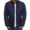 Mens Jackets Winter Man Warm Jacket Packable Light Mens Down Puffer Bubble Ski Coat Quilted Padded Outwear Lightweight Water-Resistant Jack