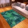 Carpets Carpet de plante tropicale pour le salon Fleurs Feuilles Père Modèle Modèle Entrée Paillit Soft Anti-Slip Grand Rapier Home Decor