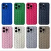 Case di telefonia cellulare Multicolour Teggio tessuto TPU Cover Cover per iPhone 15 14 13 11 Pro Max 14 15 Plus Custode per telefono protettivo a prova di shock J240426