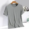 Summer ice silk short sleeved T-shirt for men and women quick drying and breathable sports top outdoor running duanT 240425