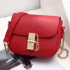 Sacs à bandouliers Femmes Sac 2024 Fashion coréenne Pu Single Femme Small Solid Lock Piggy Messenger