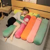 Cuscino adorabile cartone animato cilindrico cuscino lungo cuscino staccabile laterale cuscini per il corpo addormentato morbido cuscinetto per gamba del sonno