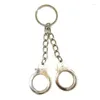 Keychains Trendy Key Chain Punk Alloy Pants Waist Unisex Padlock Ring Wallet Keychain Jeans Hip-hop Accessories