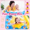 Sable Play Water Fun 12/26 / 36pc Cowboy Rubber Duck Bulk Mini Car Yellow Duck Bath Toy Party Collier Discount Lunettes de soleil Duck Car Dash Dash Toard Q240426