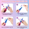 Drills Professional Cordless Nail Drill Portable Rechargeable Electric Efile Nail Machine File for Acrylic Nail Manicure Pedicure Tool