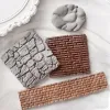 Moulds Brick Wall Stone Skin Cake Mold Mould for the Kitchen Baking Cake Tool DIY Sugarcraft