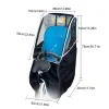 Accessories Bicycle Child Seat Rain Cover Baby Saddle Protector Weatherproof Windproof Cover MTB Bike Rear Kids Seat Waterproof Canopy Cover