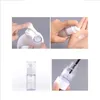 15/30/50/80/100ml Vacuum Spray Refill Bottle Travel Cosmetic Packaging Empty Airless Box Plastic Vacuum Spray and Pump Lotion