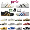 2024 NUEVO TIGER MÉXICO 66 Mujeres de verano zapatos casuales para hombres Onitsukass Amarillo azul azul marino marina verde beige al aire libre plataforma atlética plataforma de zapatillas de zapatilla