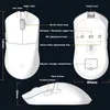 Motospeed Darmoshark M3 Wireless Bluetooth Gaming Esports Mouse 26000dpi 7 Przyciski optyczne PAM3395 Komputer do laptopa PC 240419