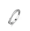 Ring S925 Sier Mosang Stone Cross Cross Fashion Fashion Volleyball Ring Bijourie