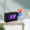 Klokt nieuwe projectie wekker bureau tabel LED klok achtergrondverlichting binnen weergave temperatuur tijd datum