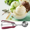 Tools Ice Cream Scoop Stainless Steel Cookie Dough Spoon Fruit Potato Watermelon Digging Ball Spring Handle Scoop Kitchen Accessories