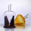 Bar Tools 750 ml Heart Diamond Winery Vodka Winery Cocktail Glass Whisky Dispenser Stand Home Party Decoration 240426