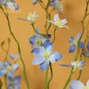 Dried Flowers Artificial Flowers Delphinium 73cm Long Flower Branch for Wedding Home Table Decorative Hyacinth Silk Flower Arrangement