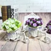 Decorative Flowers Durable Basket Hand-woven Gift -selling For Elegant Simulation Eye-catching Unique