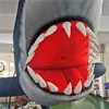 Prix en gros de l'usine décorations d'événements suspendus requin ballon gonflable avec lumière pour la décoration de scène de plafond de la boîte de nuit