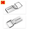 محركات أقراص 5pcs الأصلية Kodak K112 USB Flash Drive 16G 32G 64GB المعادن المقاومة للماء Pendrive Mini Memory Stick