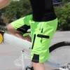 Wosawe Mens Cycling rembourré Shorts avec des sous-vêtements à cyclisme non rémunérés shorts en bas de bicyclette sportif en vrac Short240417