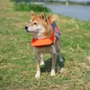 Gilet de sauvetage de chien professionnel amélioré la flottabilité petits chiens nageurs de vêtements de sécurité gilet avec poignée pour un grand surf moyen 240425