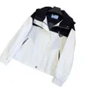 Женские куртки дизайнер Nanyou Zhi23 Ранняя осень Новая классическая контрастная универсальная повседневная треугольная капюшона, возрастное уменьшение и похудение