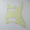 För Fit ST P90 2 Pickup Strat Guitar PickGuard Reserve Parts med monteringsskruvar 3 -lag