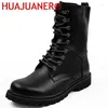 Stiefel Männer lässig natürliche Leder High Top Motorcycle Fashion Platform Schuhe Qualität Freizeit Walk Cowboy Botas