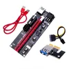 VER009S PCI-E RISER CARDE DUAL 6PIN ADAPTER CARTE PCIE 1X À 16X Câble de données USB3.0 USB3.0 pour BTC Miner 009S Express