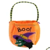 Autres fournitures de fête de fête 1pc Halloween Trick Or Treat Candy Sac Kids Giift Sugar Holder Sacks Sacs-cadeaux Decoration Stora Dhhkj