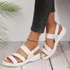 Casual schoenen dames solide kleur trendy sandalen comfortabele boogsteun open teen enkelband dames sandalias de mujer